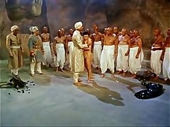 sexy indian dance before huge snake