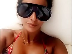 indian hot model nip slip on beach