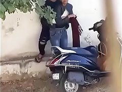 Watch desi public outdoor sex with young college couple