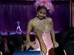 stage performance girl boobs show