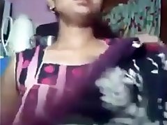 Indian huge tits aunt removing infront of cam